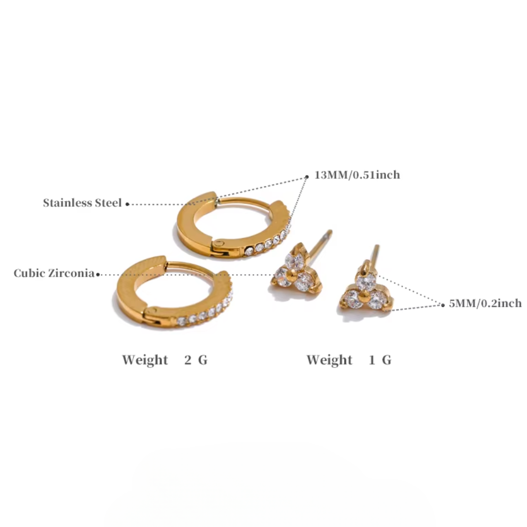 Cylra Earring Set
