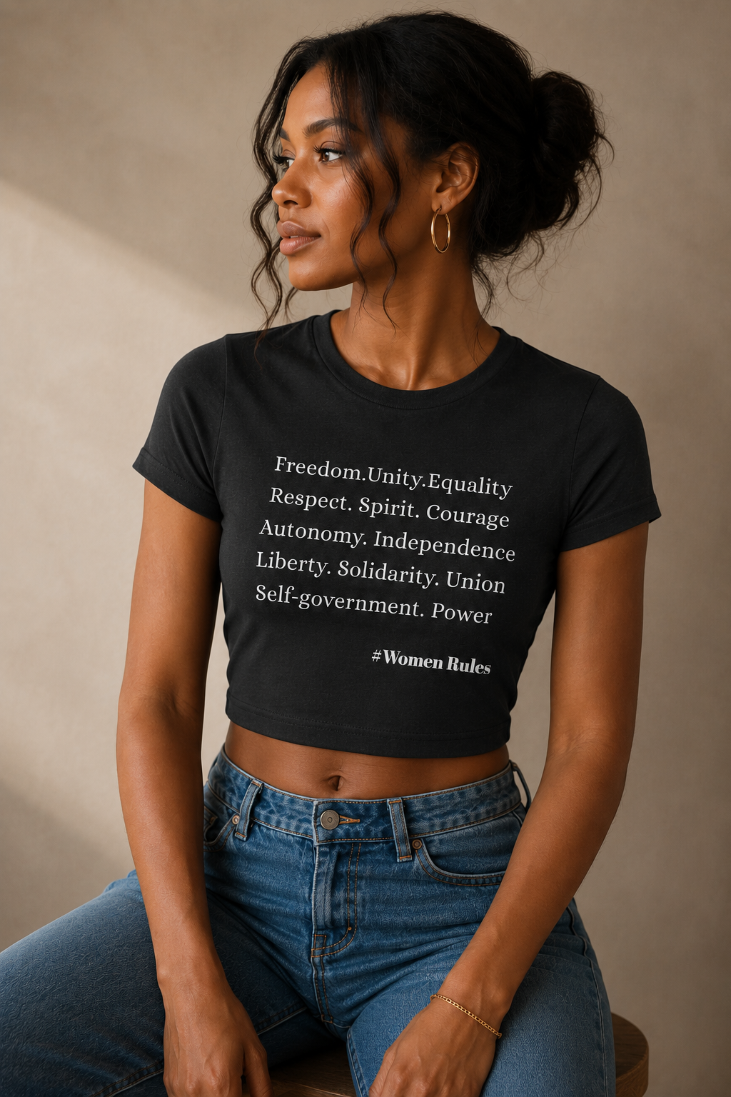 #WomenRules Tee - Black